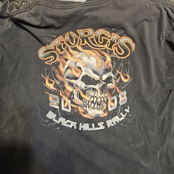 Mens Sturgis Motorcycle Ralley 2008 68th Shirt - Picture 3 of 6